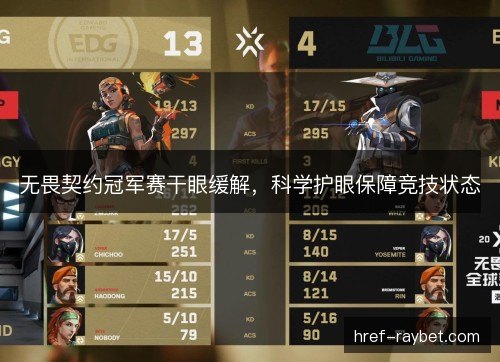无畏契约冠军赛干眼缓解,科学护眼保障竞技状态 无畏契约冠军赛干眼缓解,科学护眼保障竞技状态